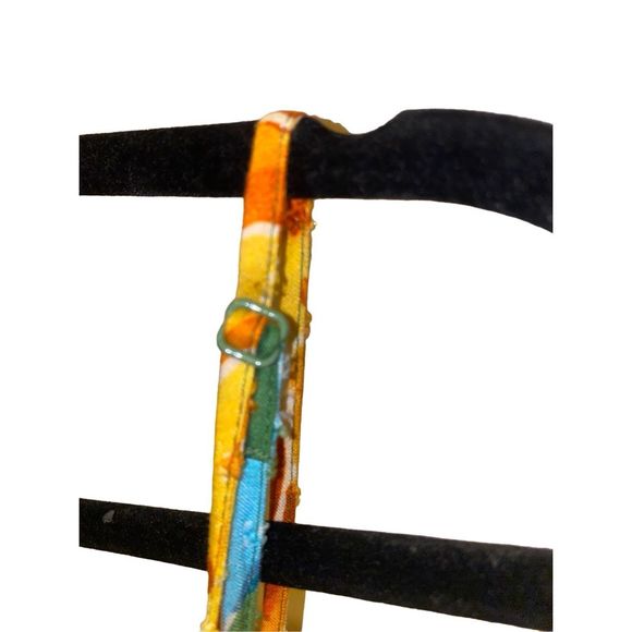 Anthropologie Farm Rio Tie-Waist Printed Dress Multi Palm size M - Picture 13 of 13